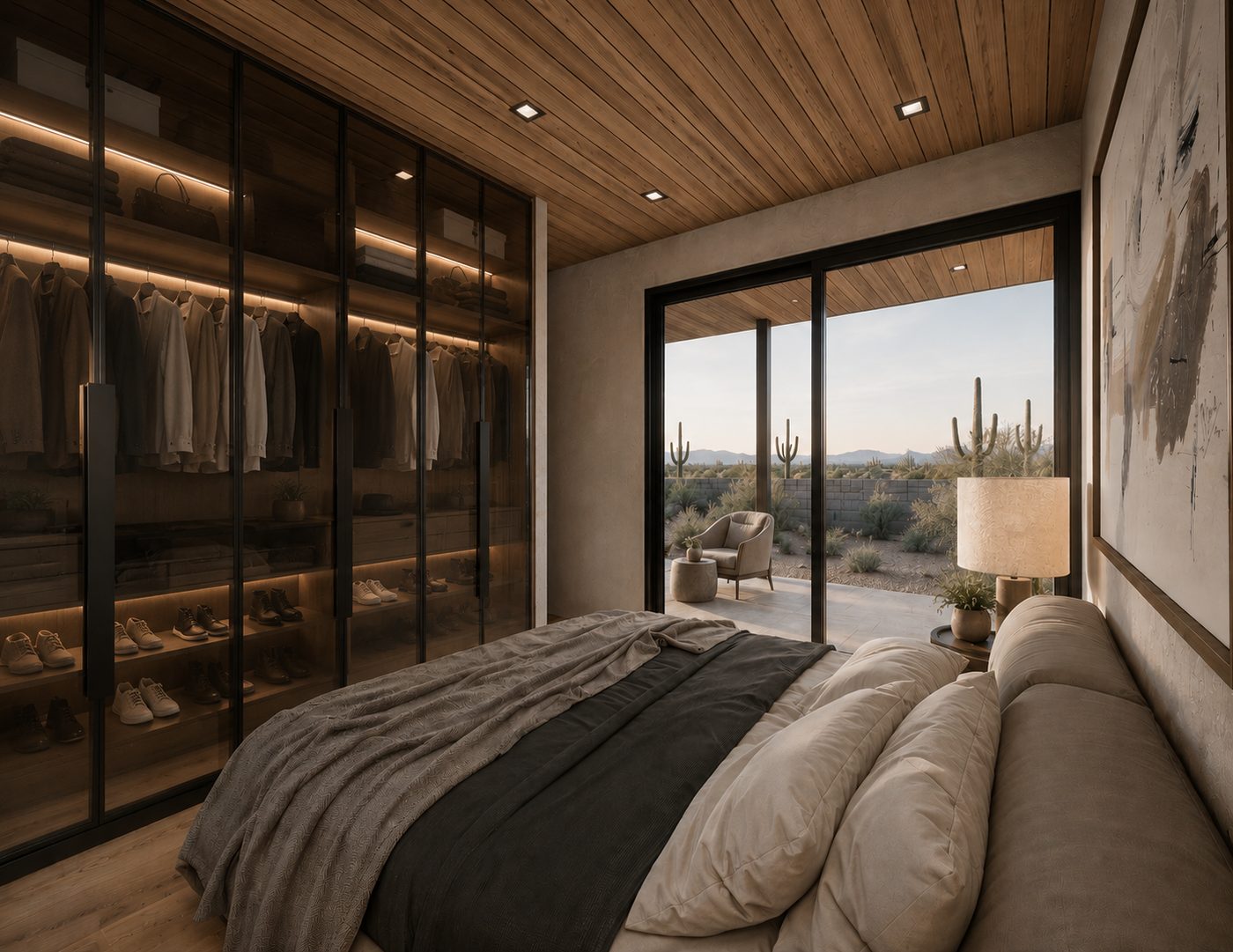 One-bedroom ADU bedroom