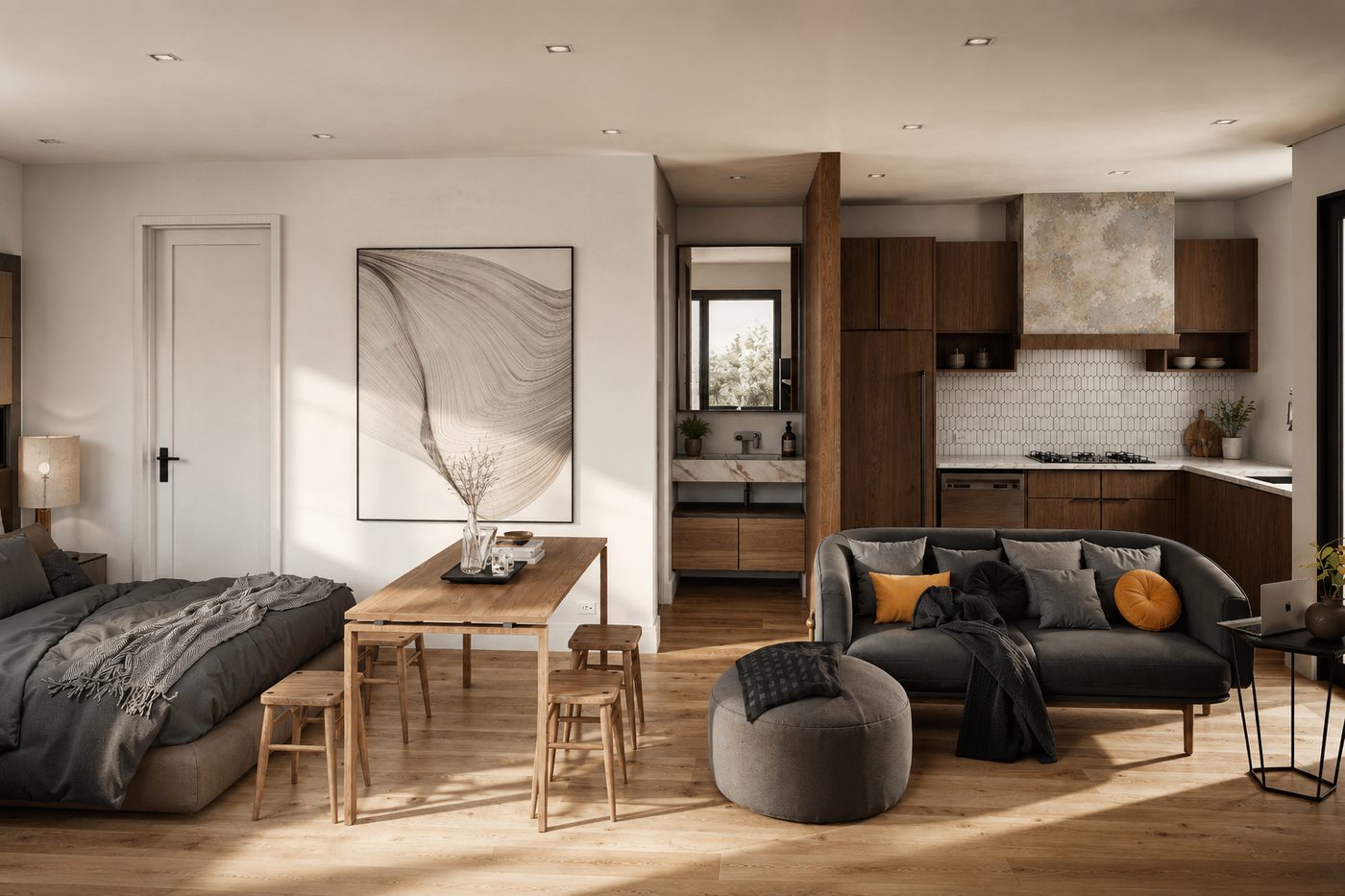 Studio casita interior